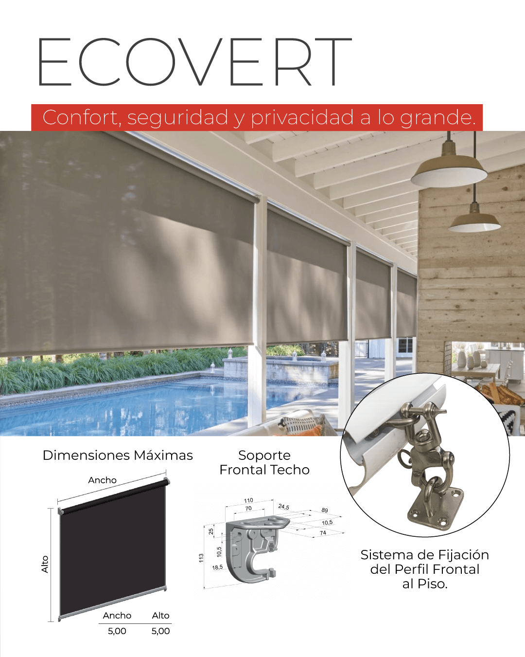 LLaza sistemas para toldos